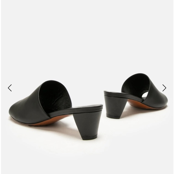Robert Clergerie Black Leather Mules, N.I.B, size 9.5 - Picture 2 of 3